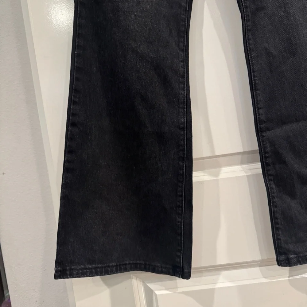 Universal Thread High Rise Flare Pants Black Jeans Size 10 /S Short New NWT - Picture 7 of 12